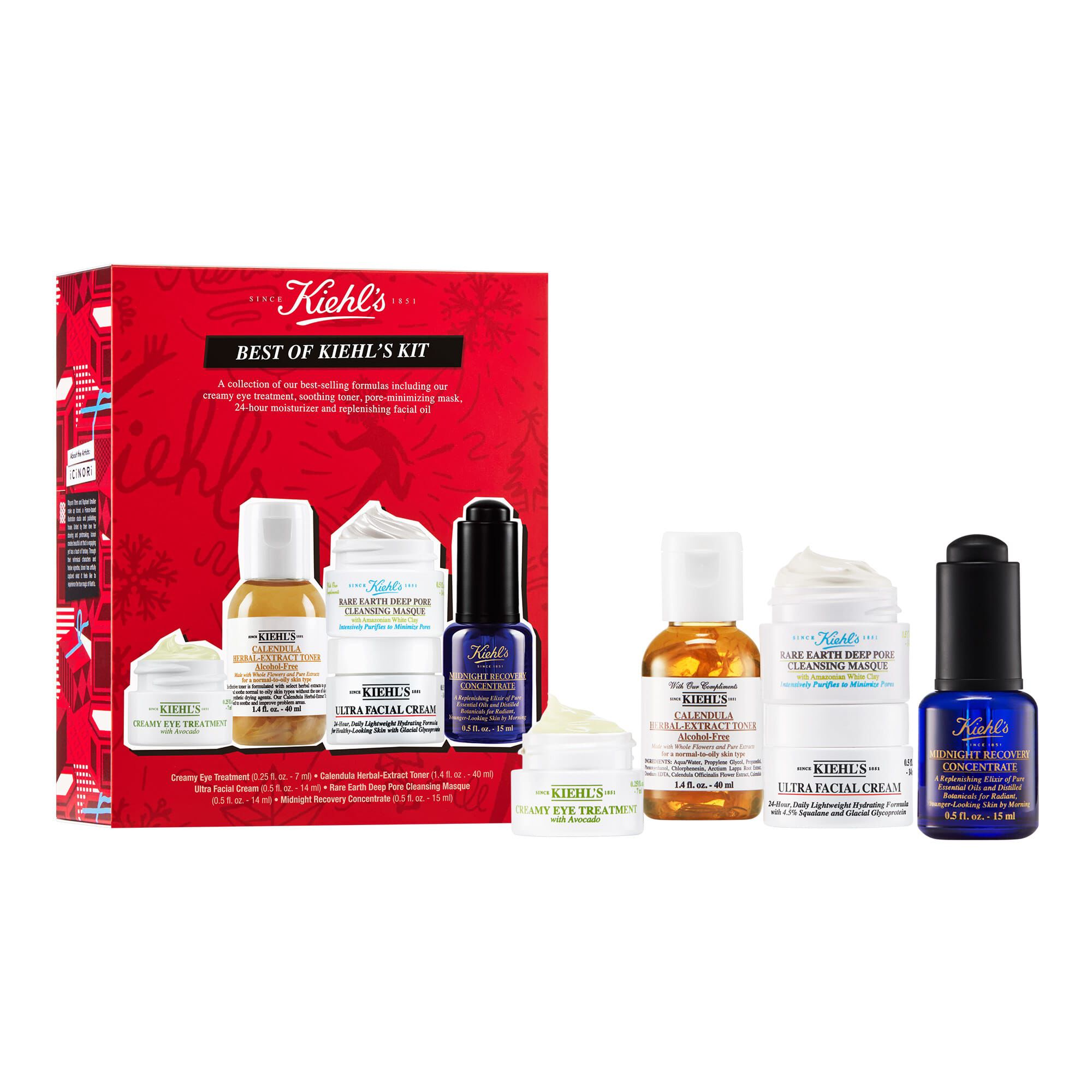 Set Esenciales Kiehl's Travel Size Healthy Skin Essentials